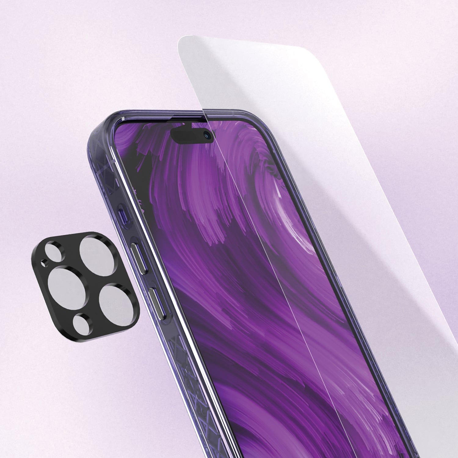 Cellhelmet Tempered Camera Glass, 1 Piece, iPhone 15 Pro/Pro Max