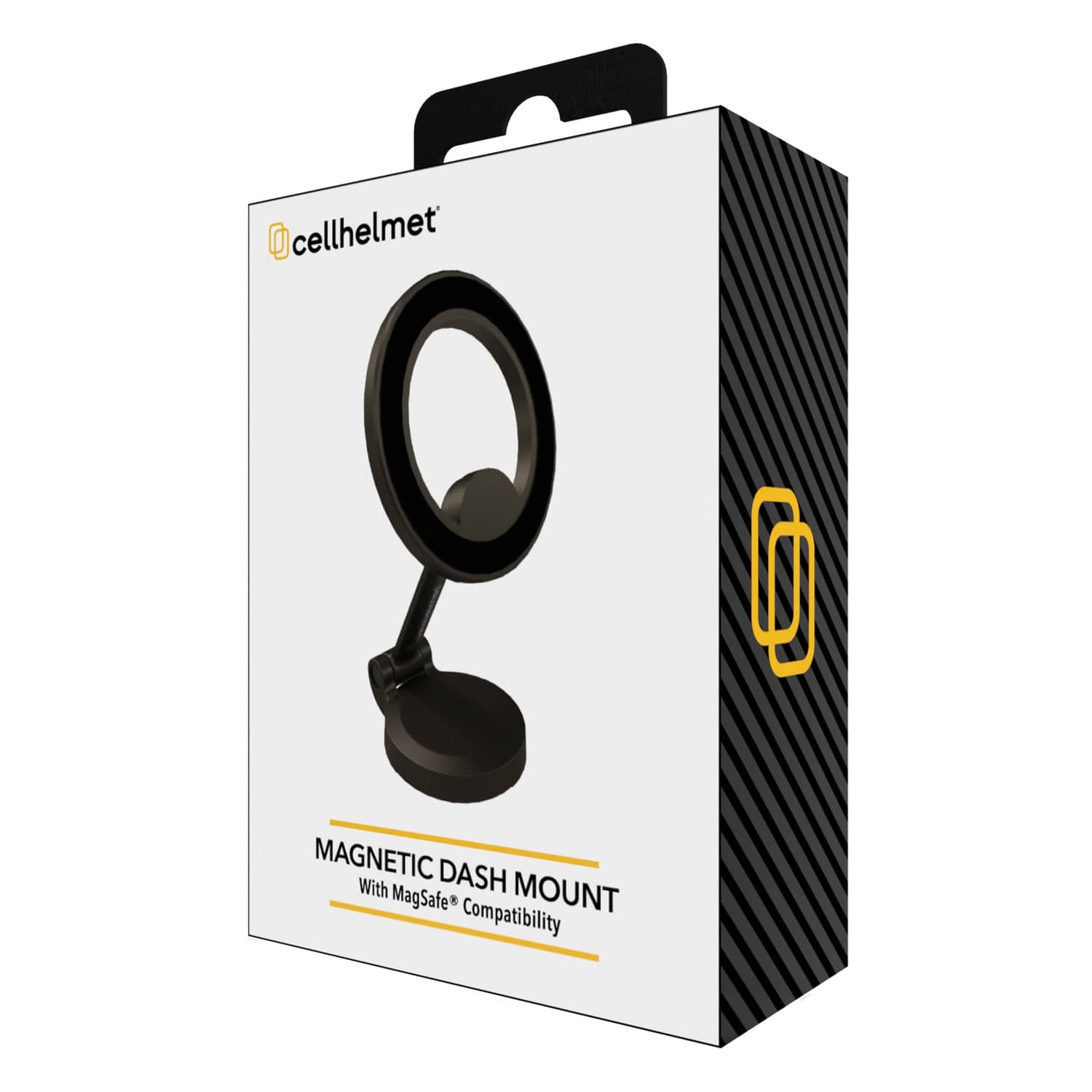Cellhelmet MagSafe-Compatible Magnetic Car Dash Mount, Black