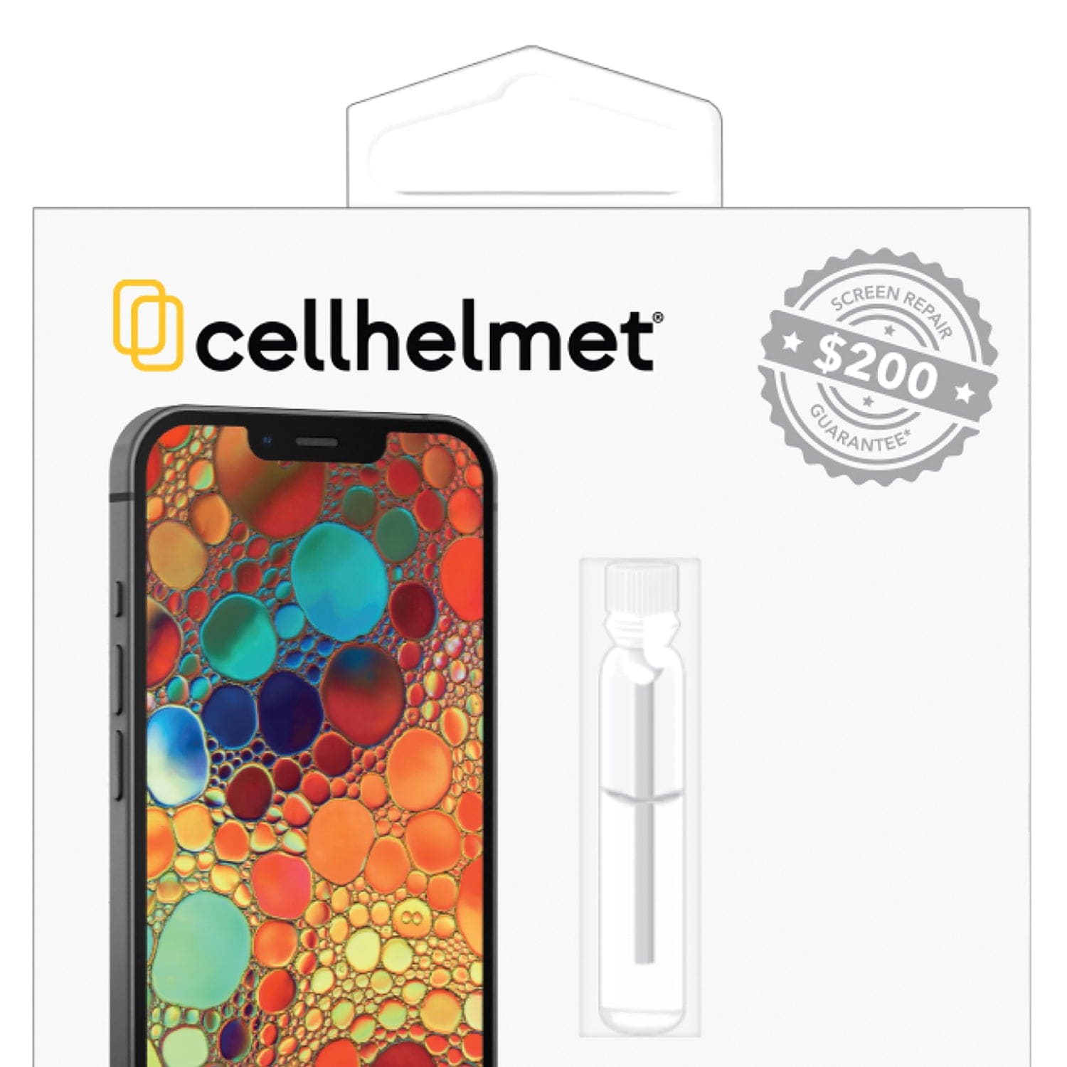 Cellhelmet Liquid Glass Screen Protector for Phones and Watches with Glass Screens, $200 Screen Repair Coverage