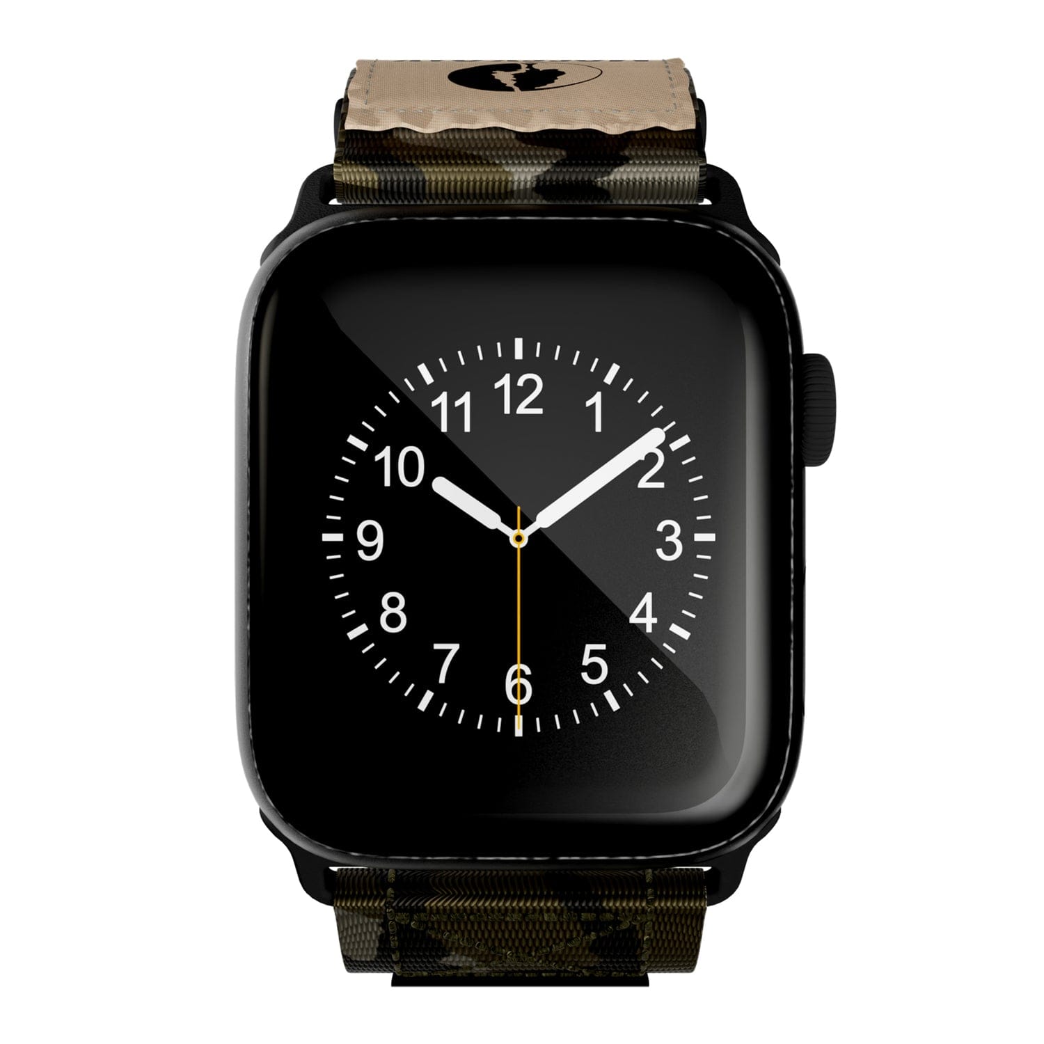 Mossy Oak by cellhelmet Premium Nylon Band for Apple Watch 44/45/46/49 mm, Large, Bottomland/Camouflage
