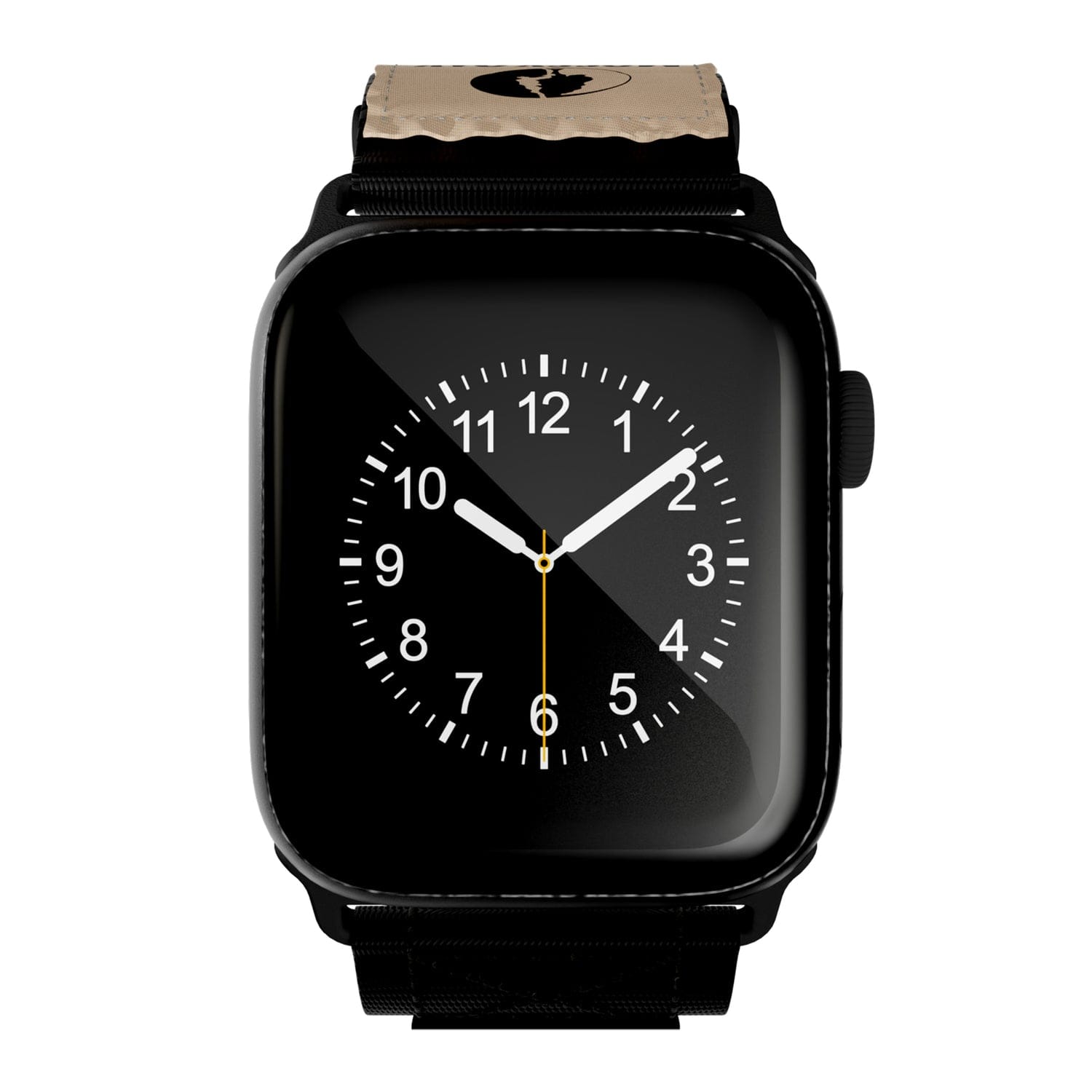 Mossy Oak by cellhelmet Premium Nylon Band for Apple Watch 44/45/46/49 mm, Regular, Black