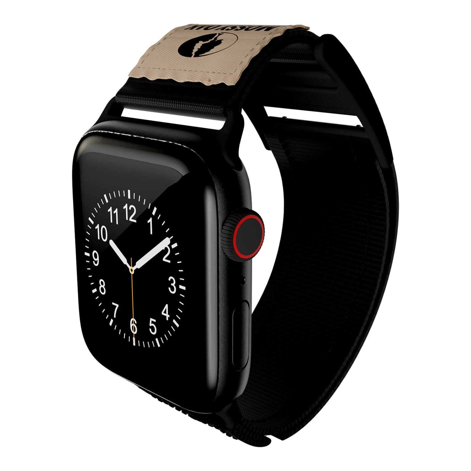 Mossy Oak by cellhelmet Premium Nylon Band for Apple Watch 44/45/46/49 mm, Regular, Black