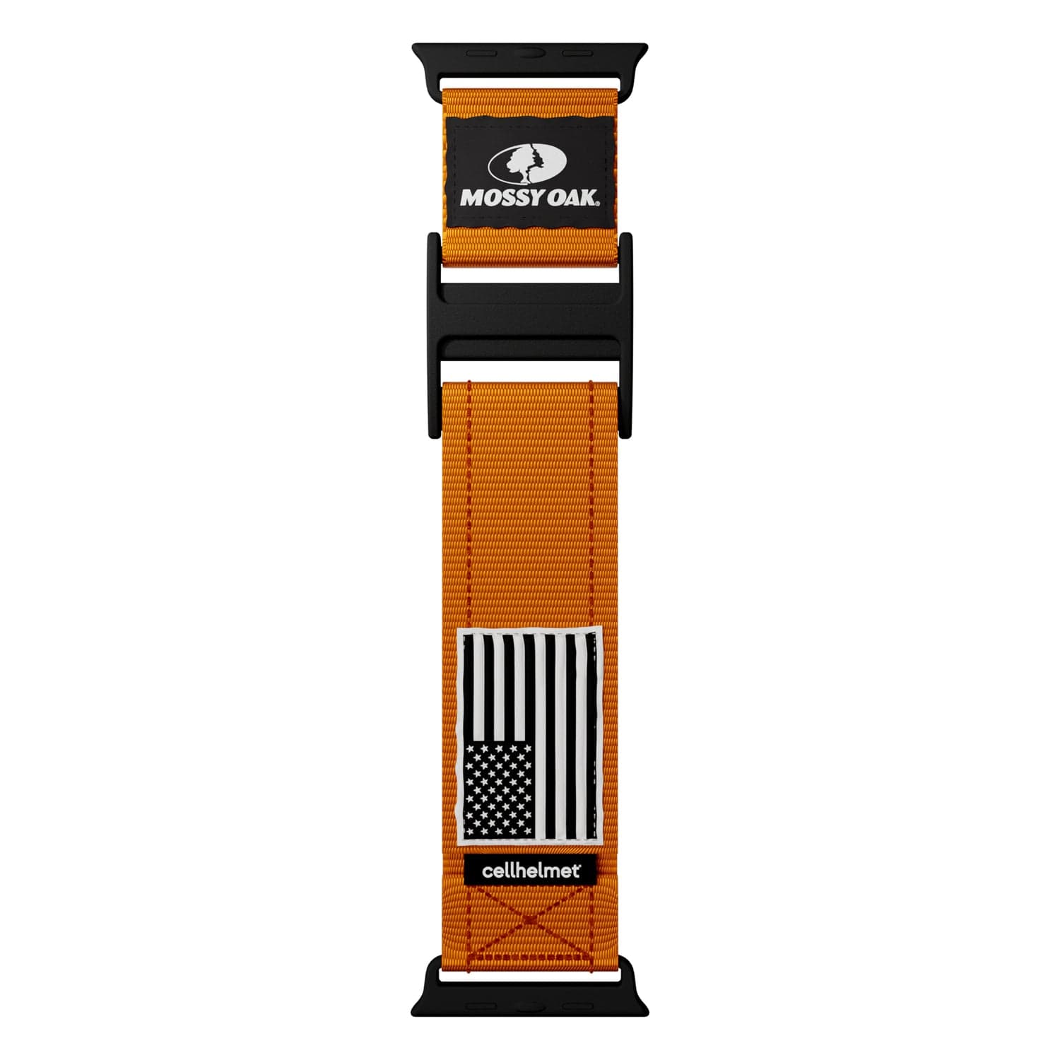 Mossy Oak by cellhelmet Premium Nylon Band for Apple Watch 38/40/41/42 mm, Orange