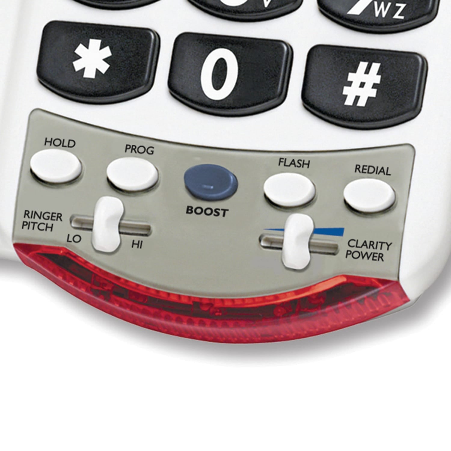 Clarity P300 Amplified Corded Photo Phone, White