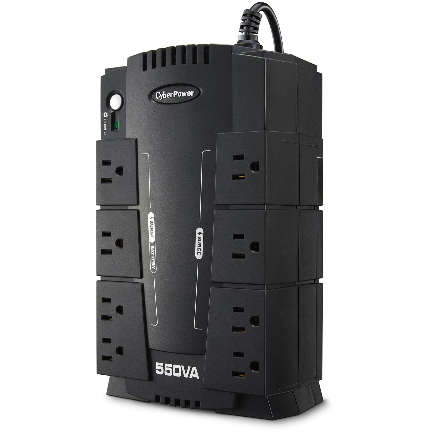 CyberPower 550VA/330W 8 Outlets Compact Standby UPS - New Battery Certified Refurbished