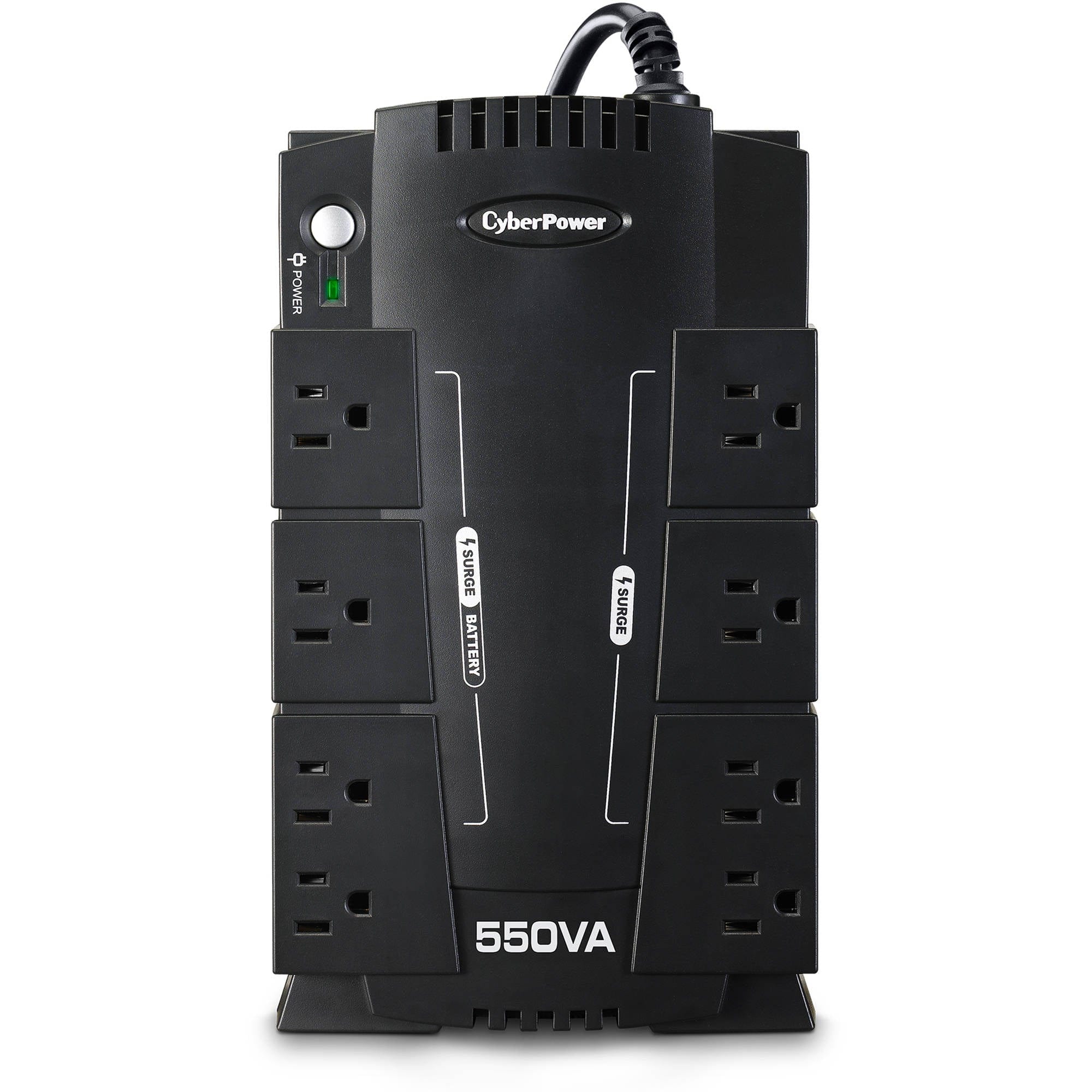 CyberPower 550VA/330W 8 Outlets Compact Standby UPS - New Battery Certified Refurbished