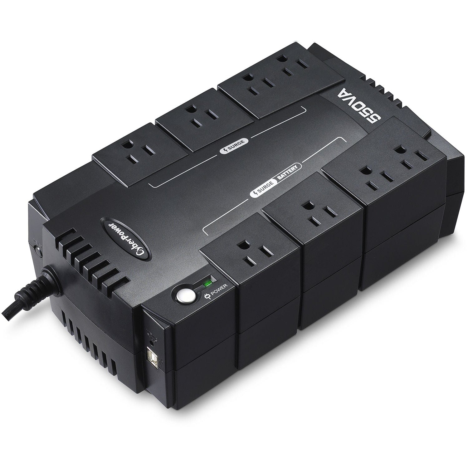 CyberPower 550VA/330W 8 Outlets Compact Standby UPS - New Battery Certified Refurbished