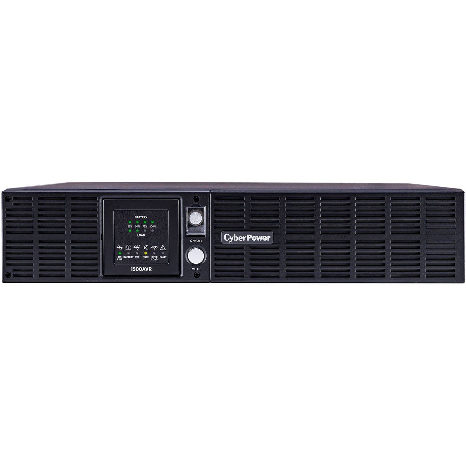 CyberPower 1500VA/900W, 8 Outlets, AVR, 2U Rack/Tower Smart App LCD UPS System - Certified Refurbished