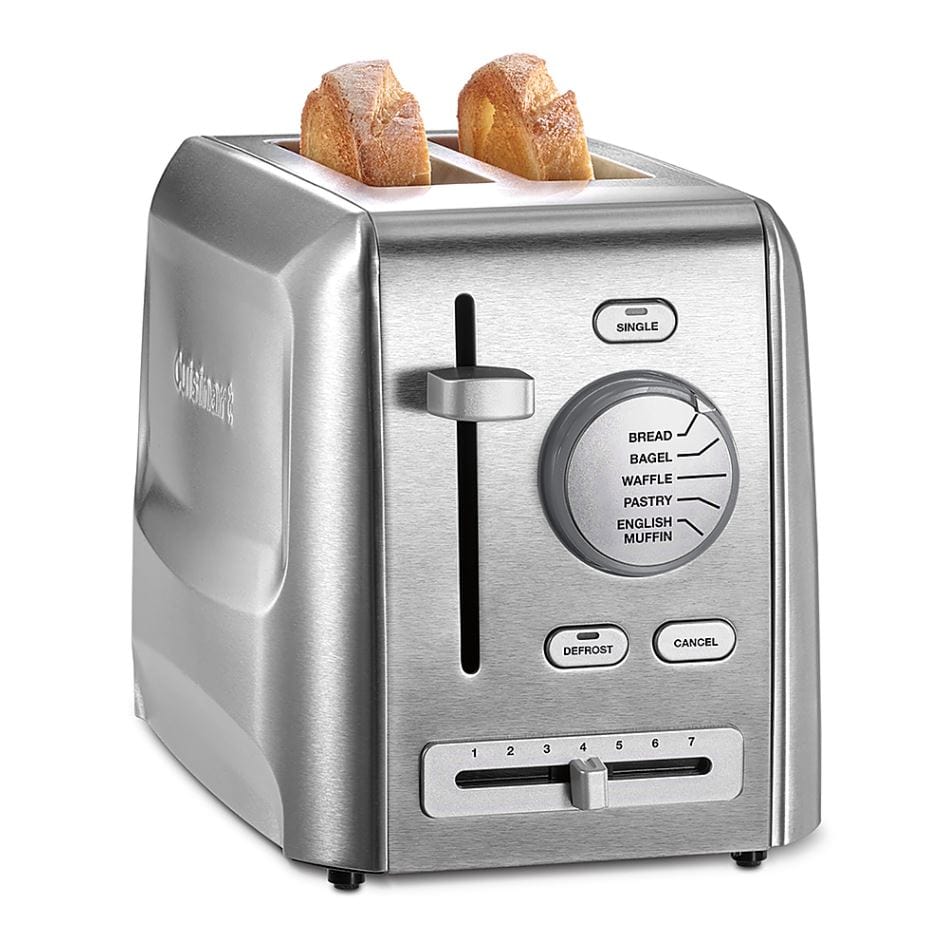 Cuisinart 2-Slice Metal Toaster, Stainless Steel - Certified Refurbished