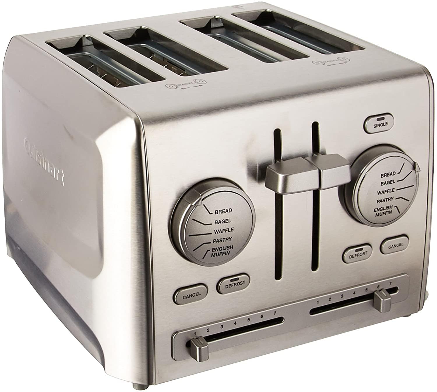 Cuisinart 4-Slice Metal Toaster, Stainless Steel - Certified Refurbished