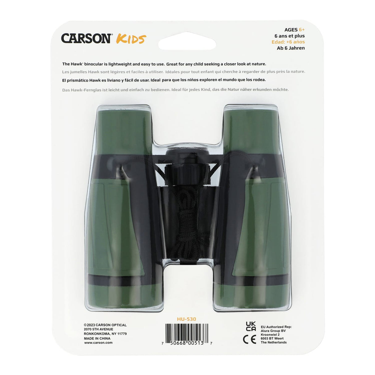 Carson Hawk 30mm Kids' Deluxe Ultra Binoculars