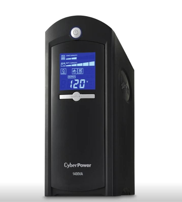 CyberPower 1400VA/840 Watts CP Tower AVR LCD 8 Outlets UPS Battery Backup