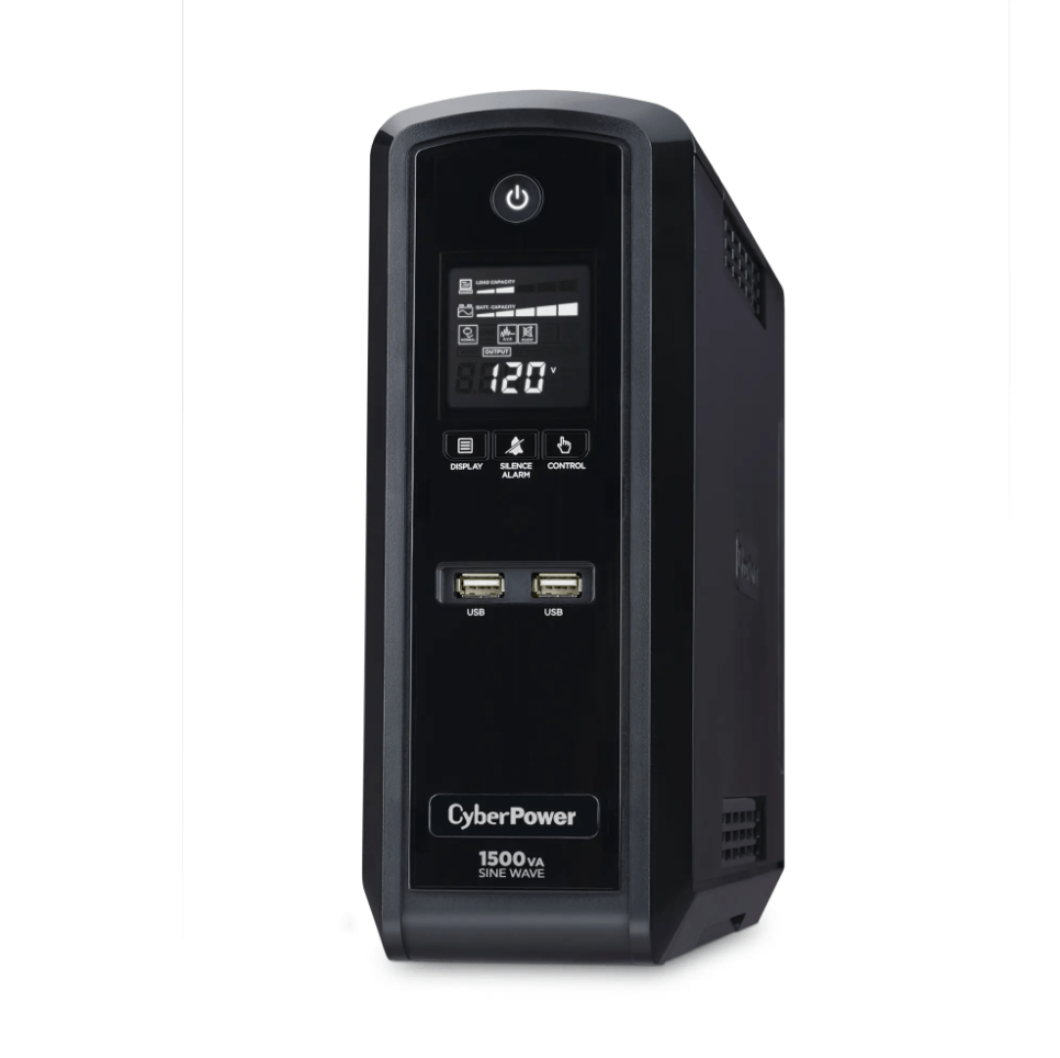 CyberPower 1500VA/900W 10 Outlets Pure Sinewave UPS for Gaming and Content Creators - New Battery Certified Refurbished