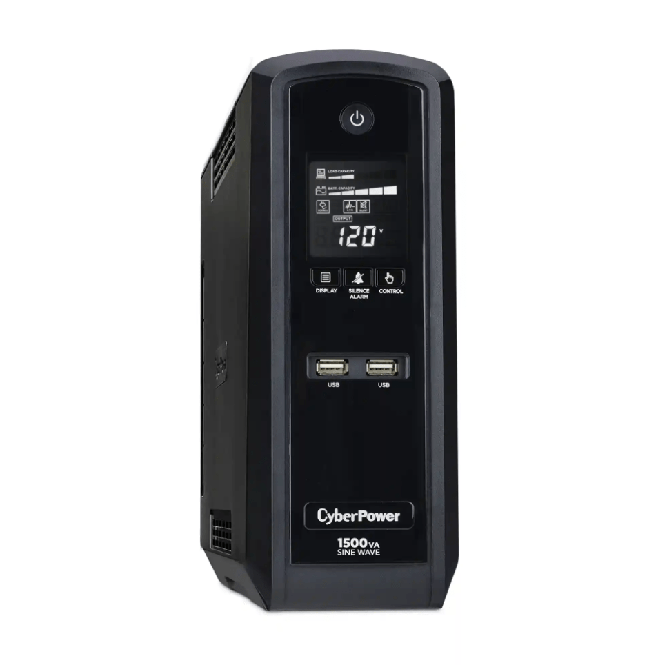 CyberPower 1500VA/900W 10 Outlets Pure Sinewave UPS for Gaming and Content Creators - New Battery Certified Refurbished