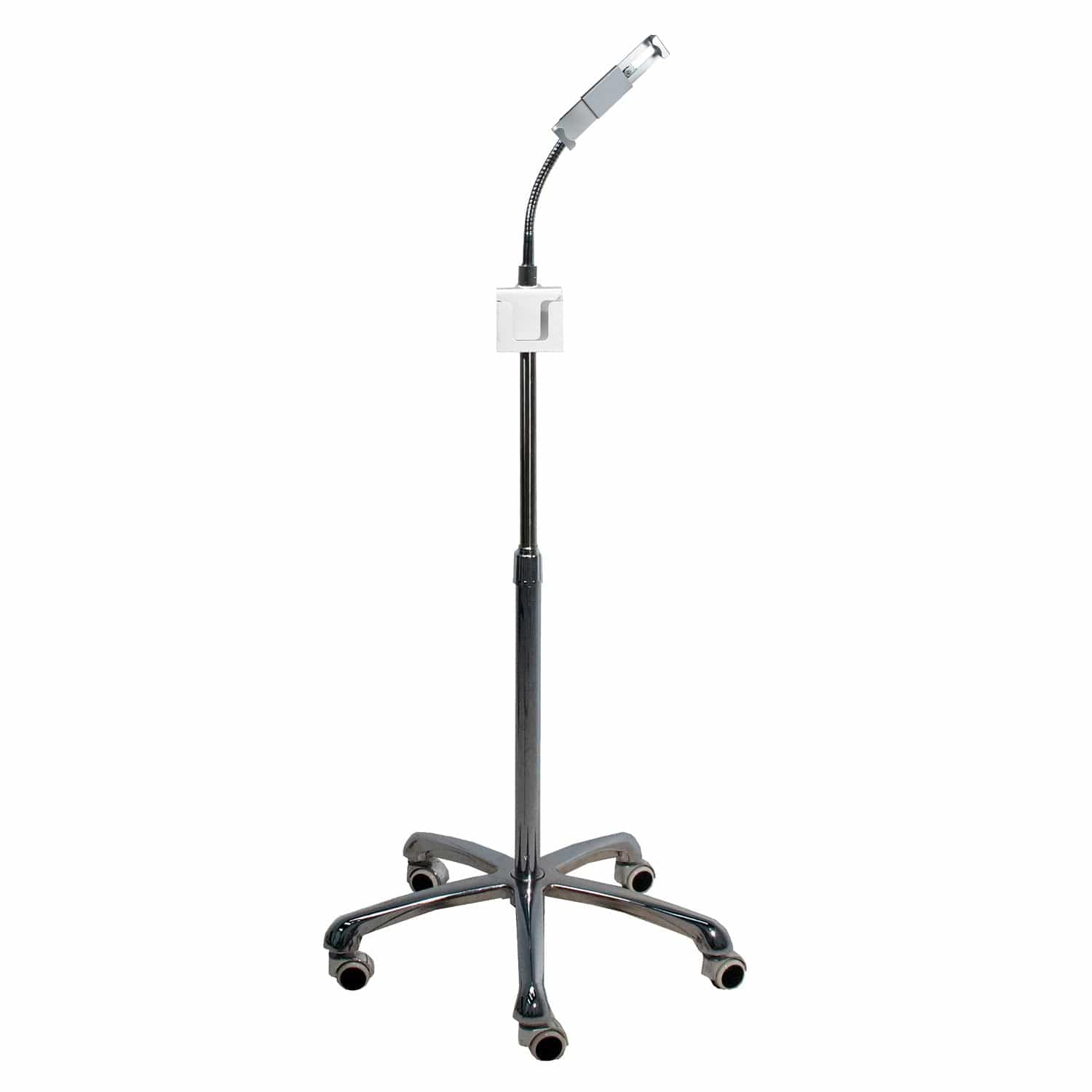 CTA Digital Heavy-Duty Security Gooseneck Floor Stand for iPad/Tablet