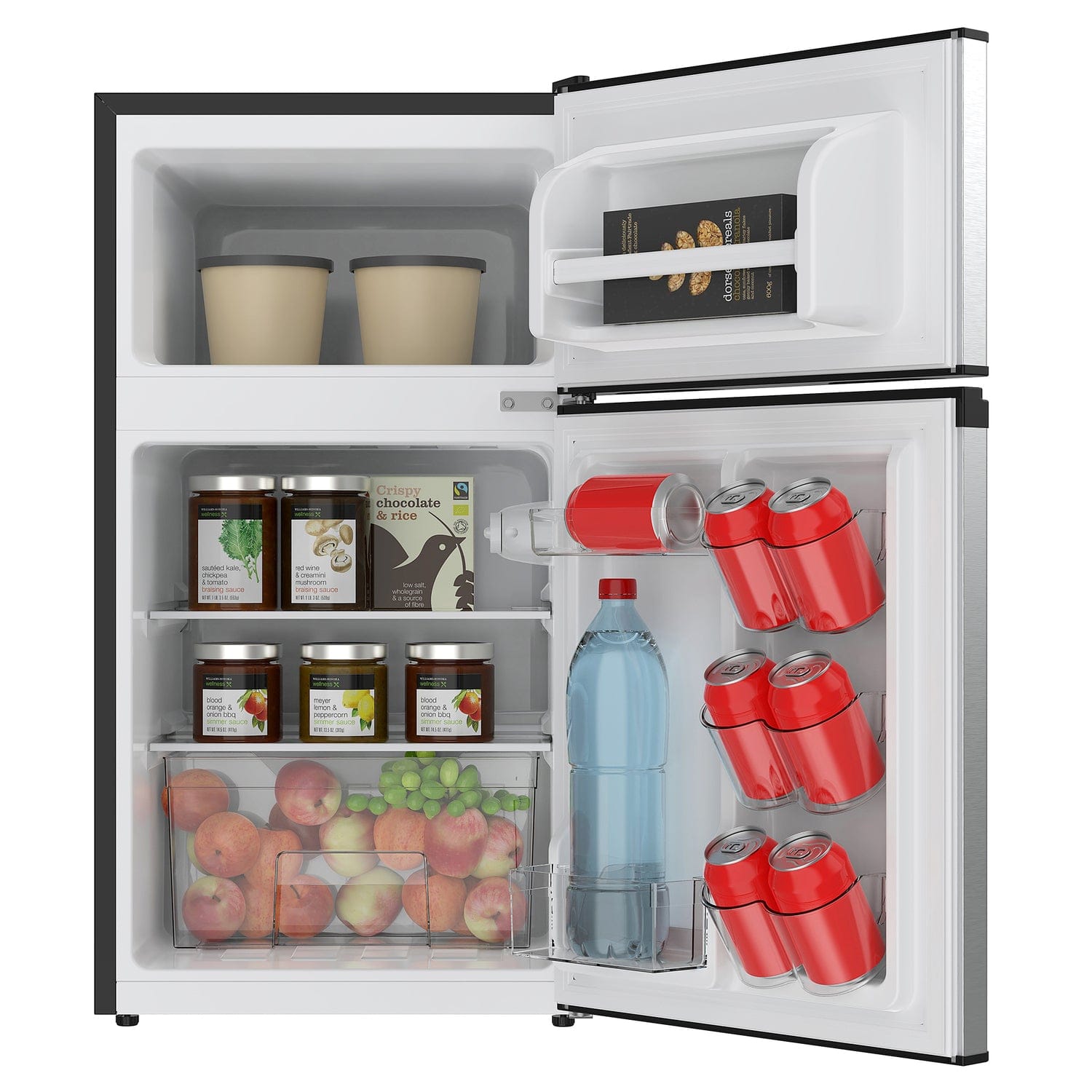 Arctic Chef 3.2-Cu. Ft. 2-Door Mini Refrigerator