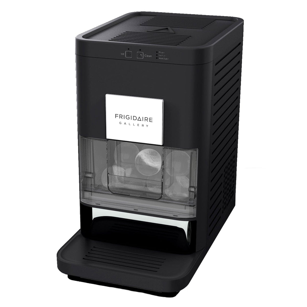 Frigidaire Touch-Control Artisanal Sphere-Shaped Clear Ice Maker, Black