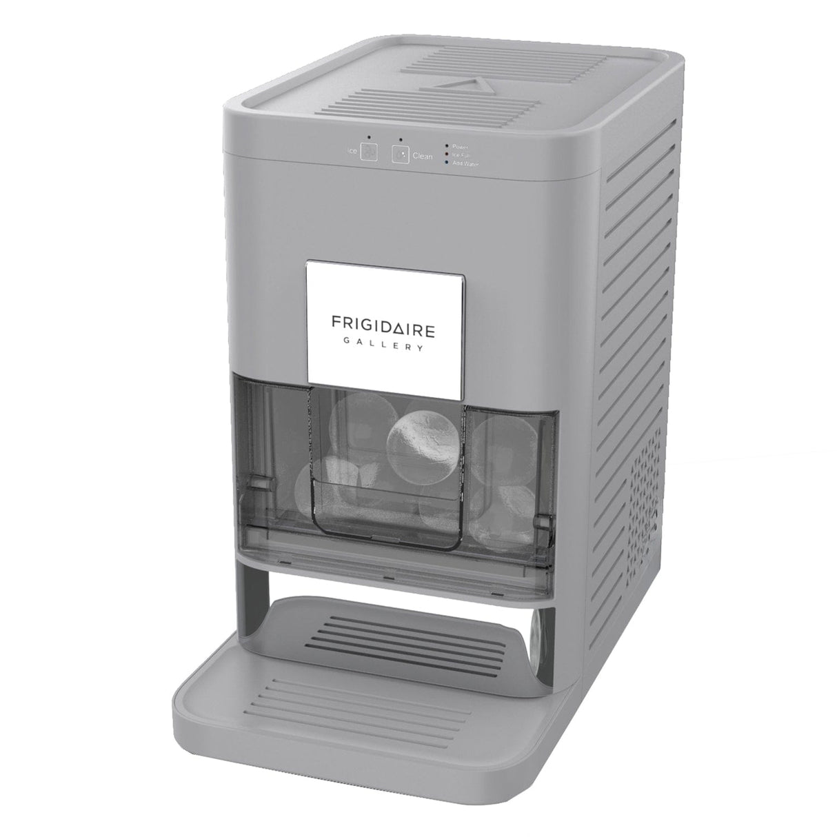 Frigidaire Touch-Control Artisanal Sphere-Shaped Clear Ice Maker, Gray