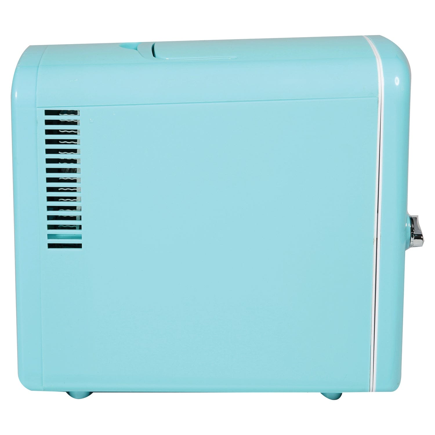 Frigidaire 9-Can 48-Watt Portable Retro Mini Refrigerator, Blue