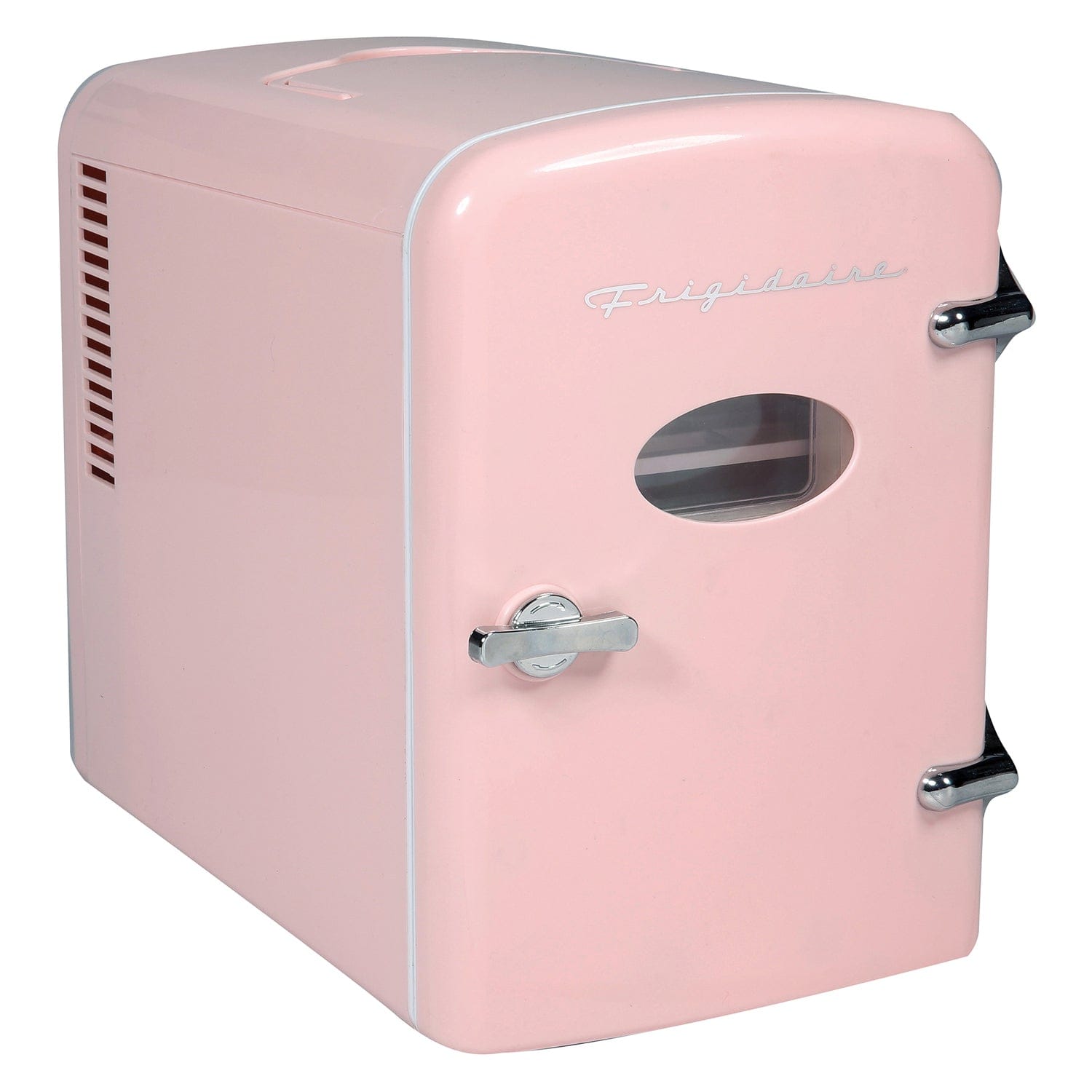 Frigidaire 9-Can 48-Watt Portable Retro Mini Refrigerator, Pink