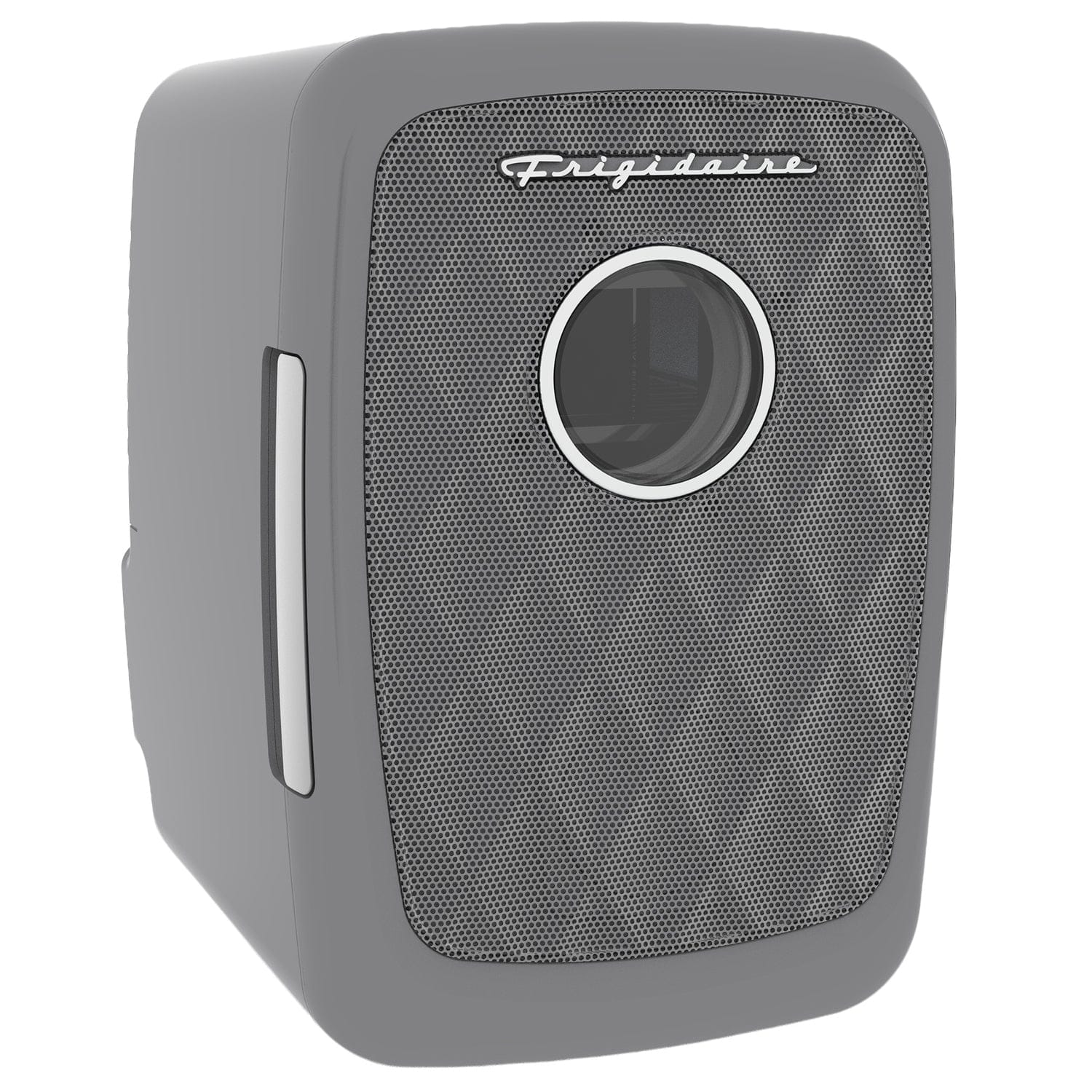 Frigidaire 0.14-Cu. Ft. Mini Fridge with Bluetooth Speaker Grille Door, Pewter