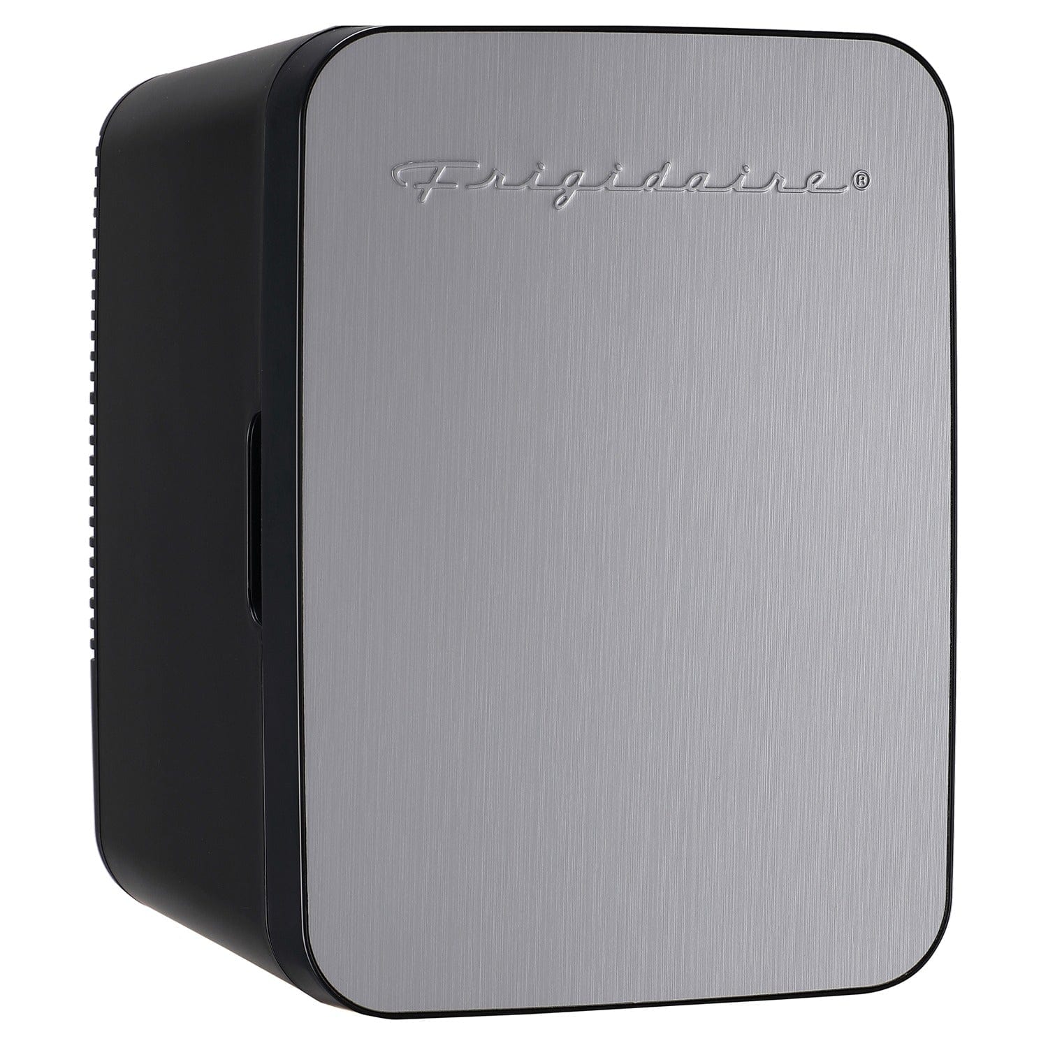 Frigidaire 0.35-Cu.-Ft. 10-Liter 15-Can Mini Retro Stainless Steel Fridge, Silver