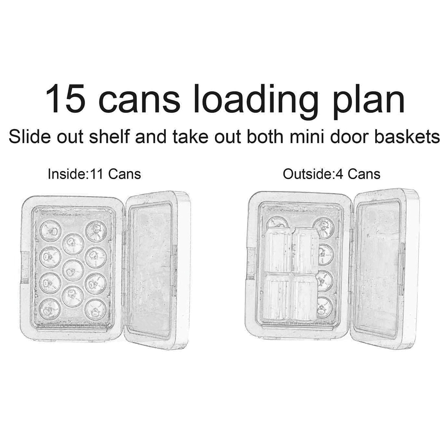 Frigidaire 0.35-Cu.-Ft. 10-Liter 15-Can Mini Retro Stainless Steel Fridge, Silver