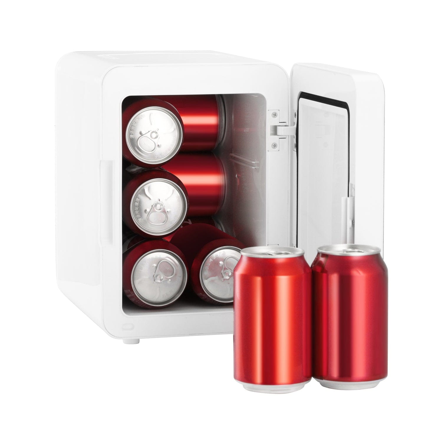 Frigidaire Gallery 9-Can Lighted Mirror Beauty Fridge, White