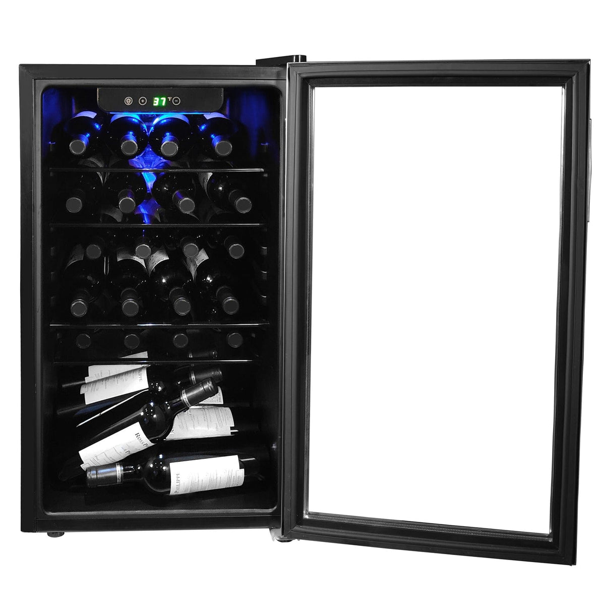 Frigidaire 112-Can Refrigerator with Glass Door