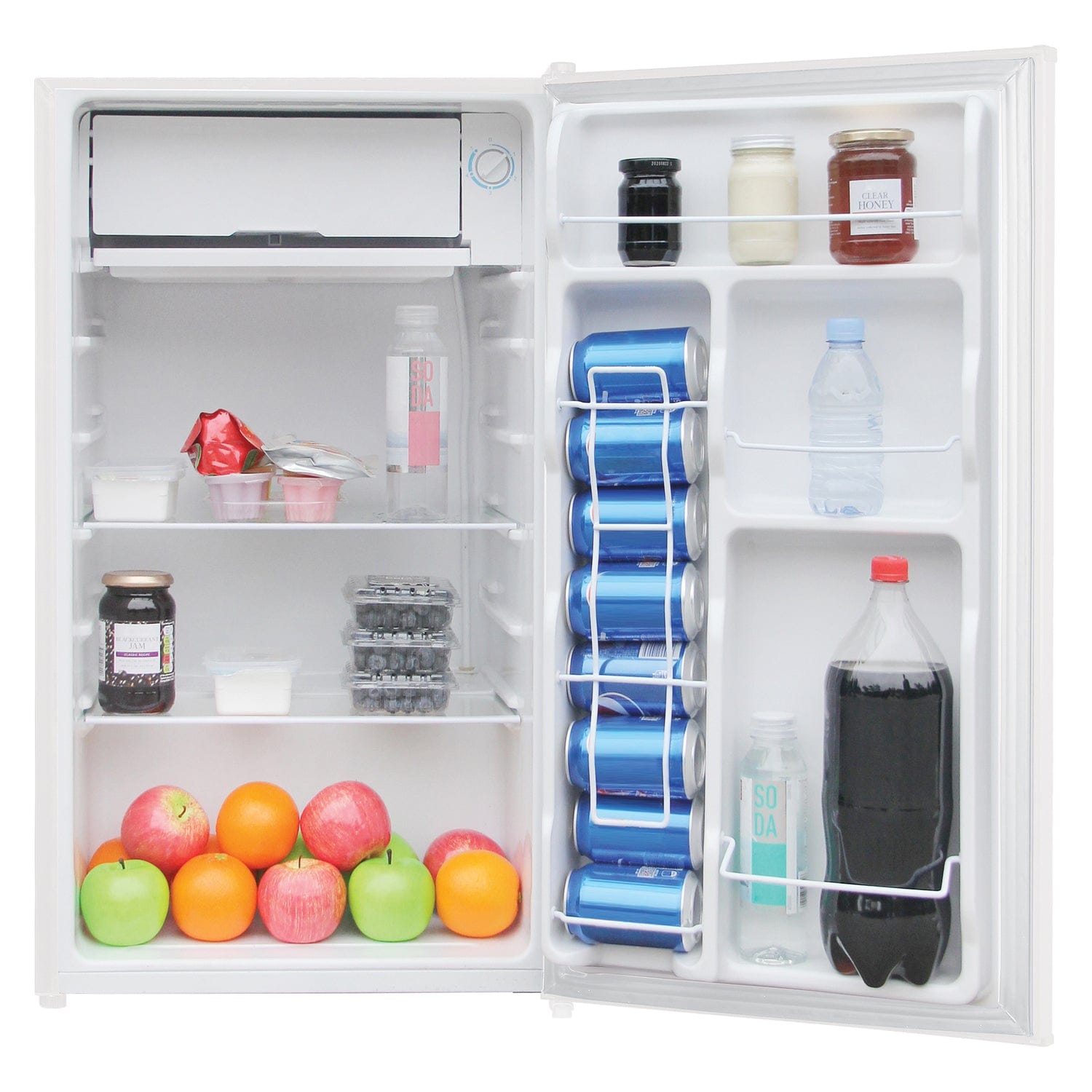 Frigidaire 3.2-Cu.-Ft. 65-Watt Eraser-Board Door Retro Compact Fridge, White