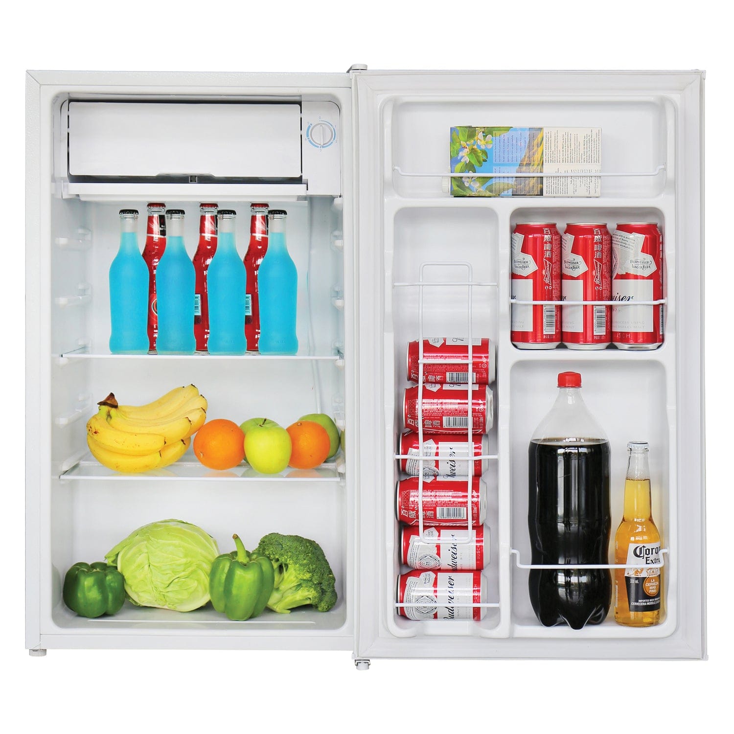 Frigidaire 3.2-Cu.-Ft. 65-Watt Eraser-Board Door Retro Compact Fridge, White