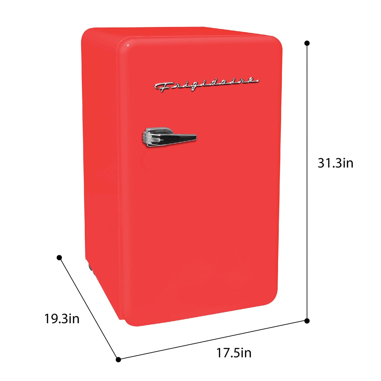 Frigidaire 3.2-Cu.-Ft. 60-Watt Retro Compact Refrigerator, Red