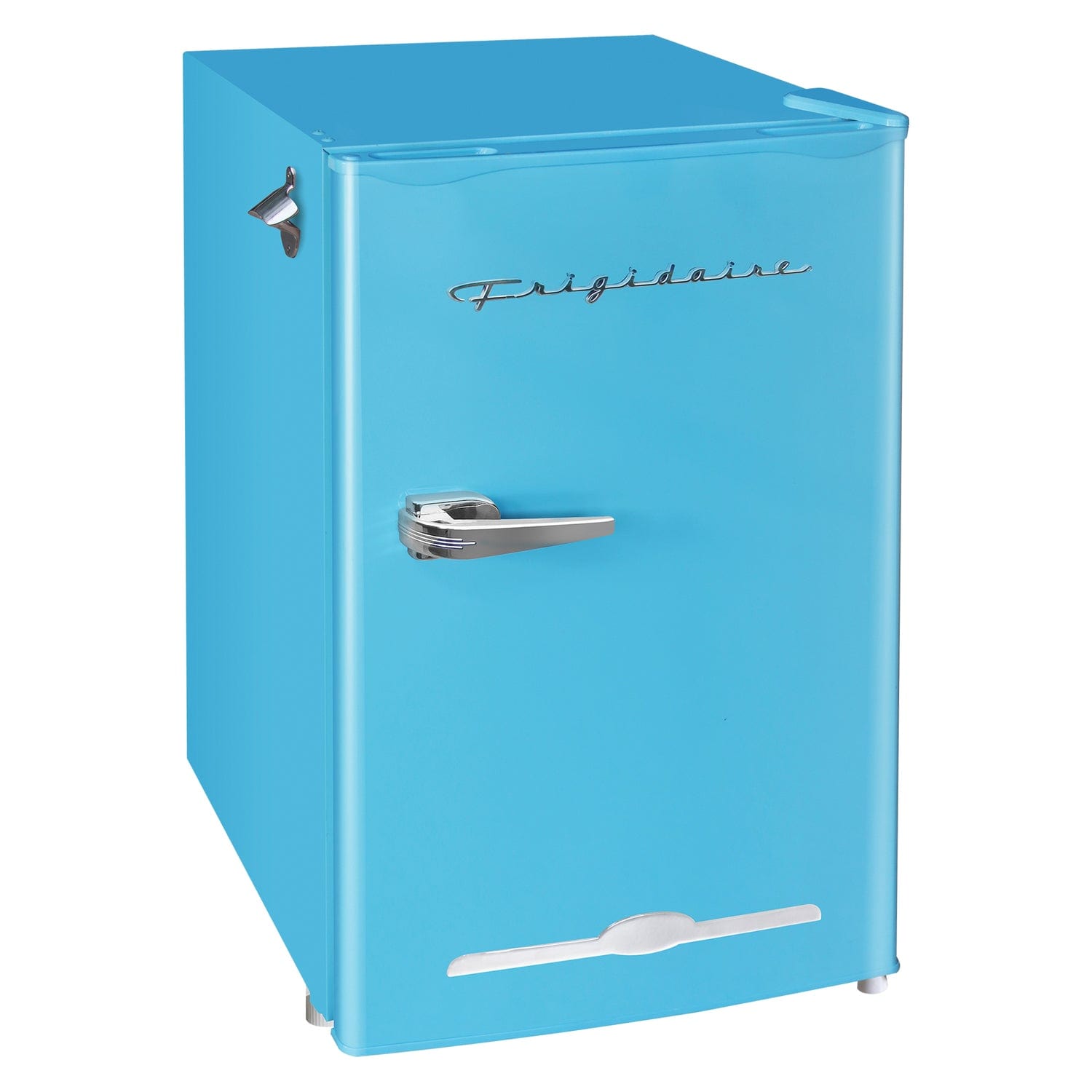 Frigidaire 3.2-Cu.-Ft. 65-Watt Retro Bar Fridge with Side Bottle Opener, Blue