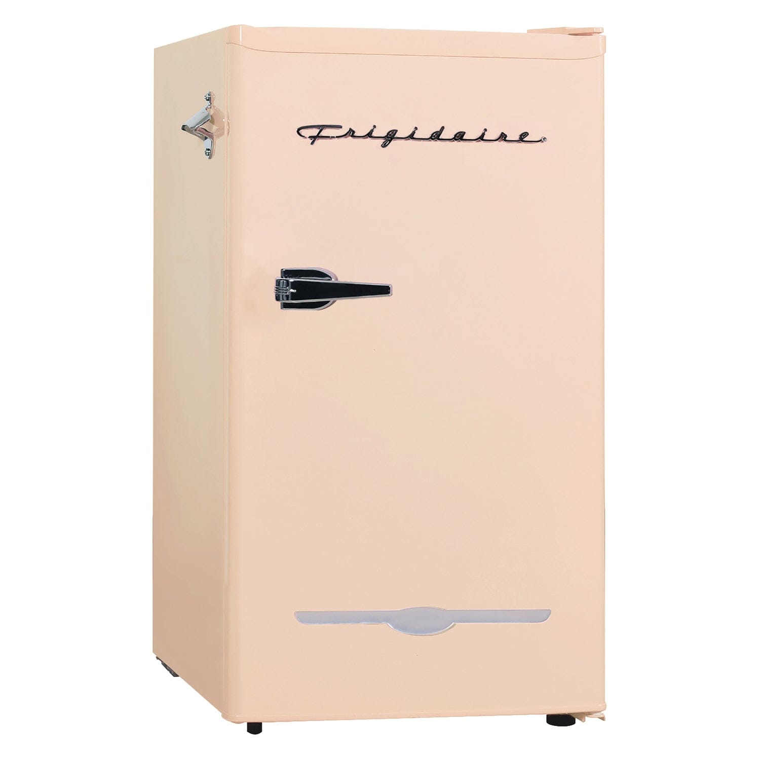 Frigidaire 3.2-Cu.-Ft. 65-Watt Retro Bar Fridge with Side Bottle Opener, Coral