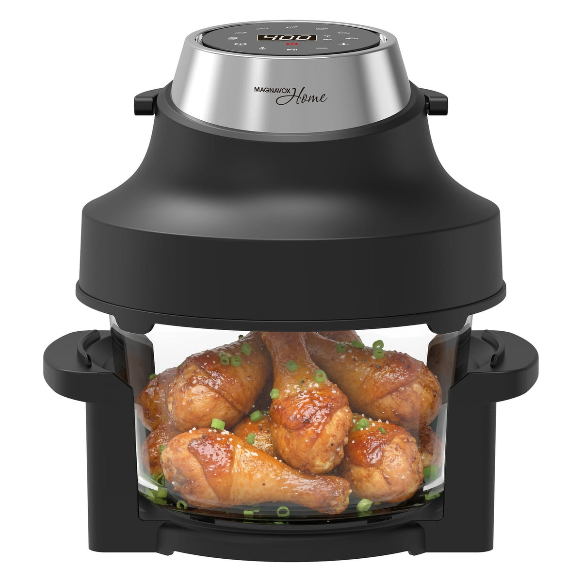 Magnavox Home 8.2-Qt. Portable Touch-Screen Air Fryer with 2 Glass Bowls