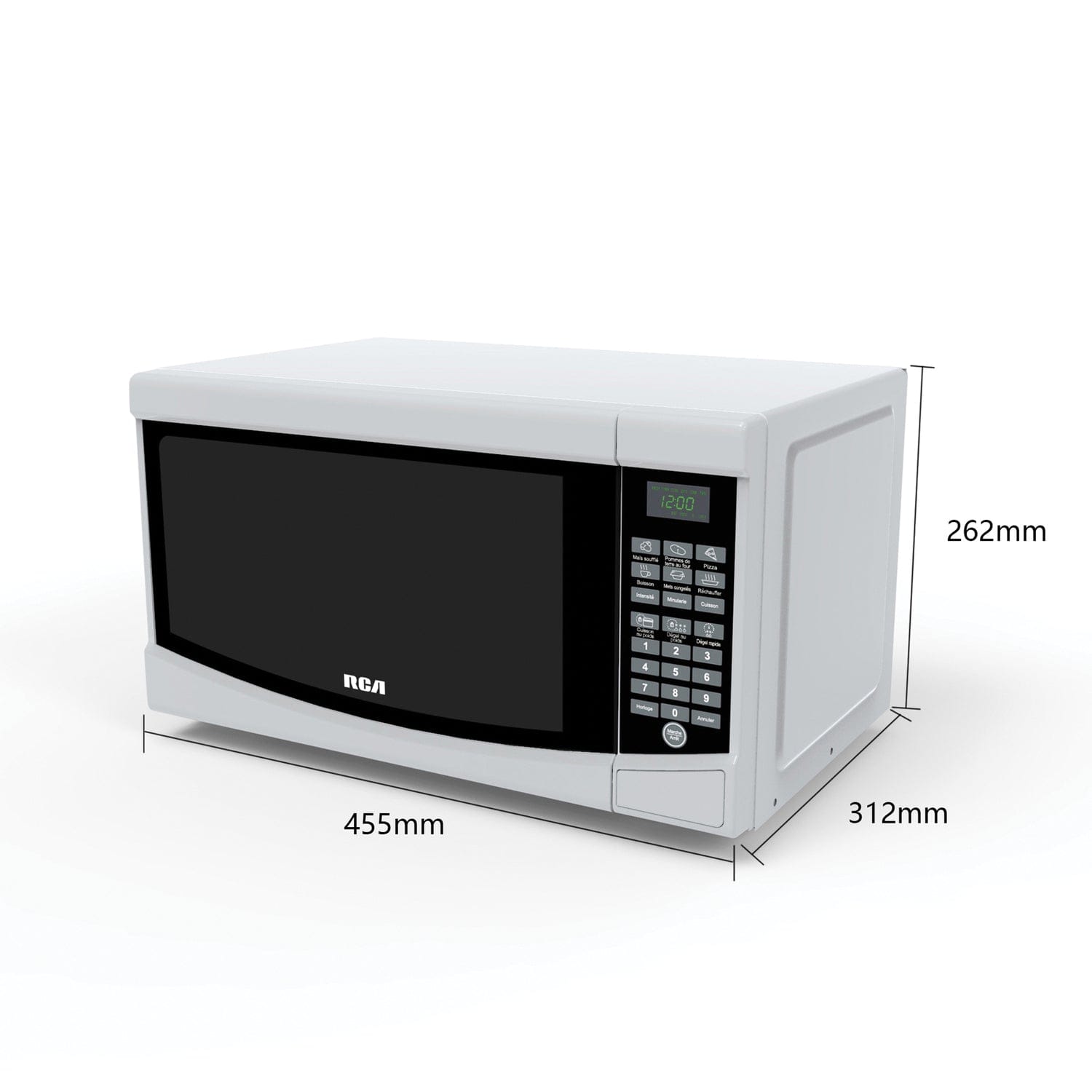 Frigidaire 0.7-Cu. Ft. Countertop Microwave Oven with Glass Turntable, 700 Watts, White