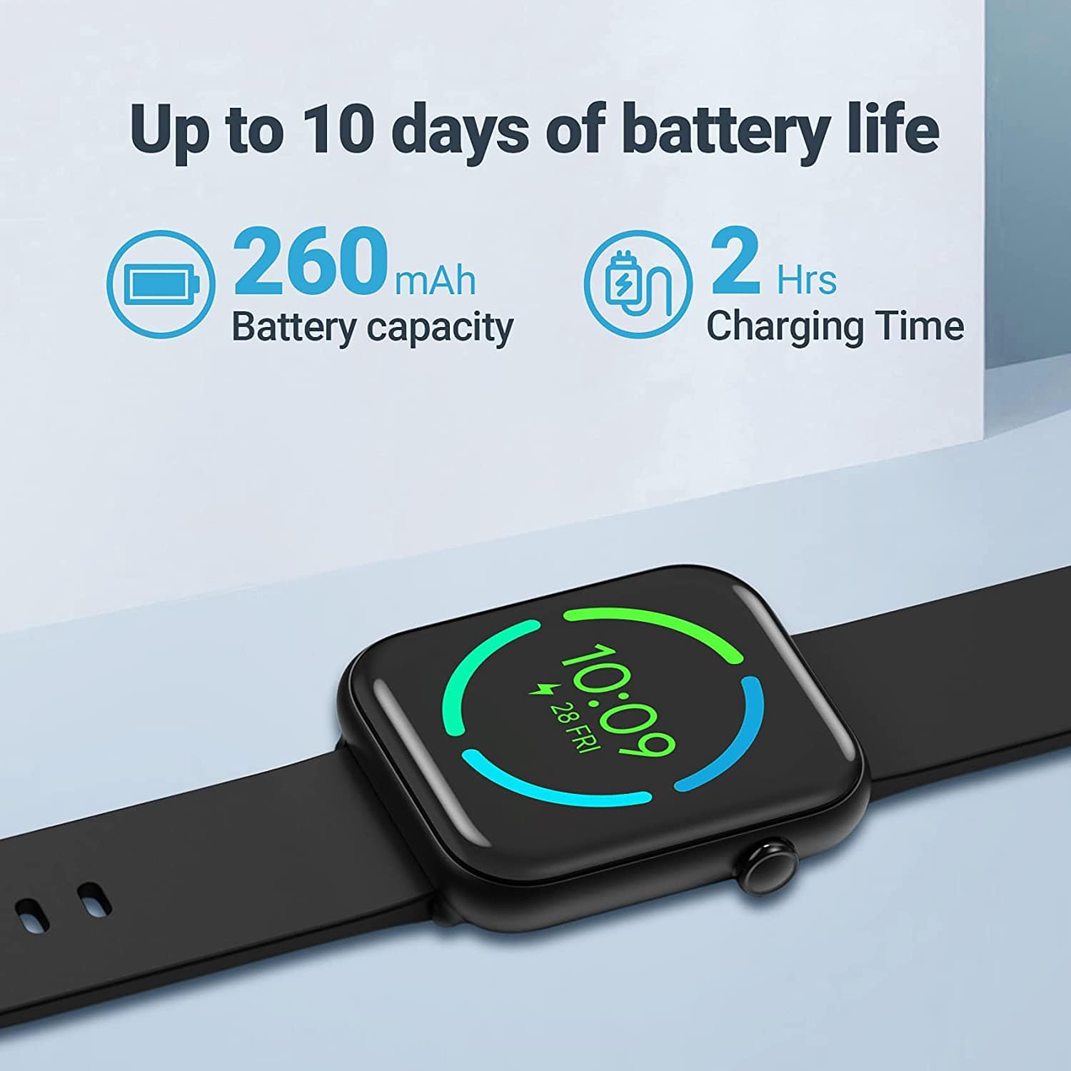 TicWatch GTH Heart Rate Monitoring Smartwatch Black