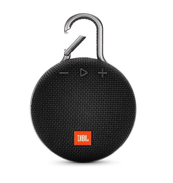 JBL Clip 3 Portable Waterproof Wireless Bluetooth Speaker, Black - Certified Refurbished