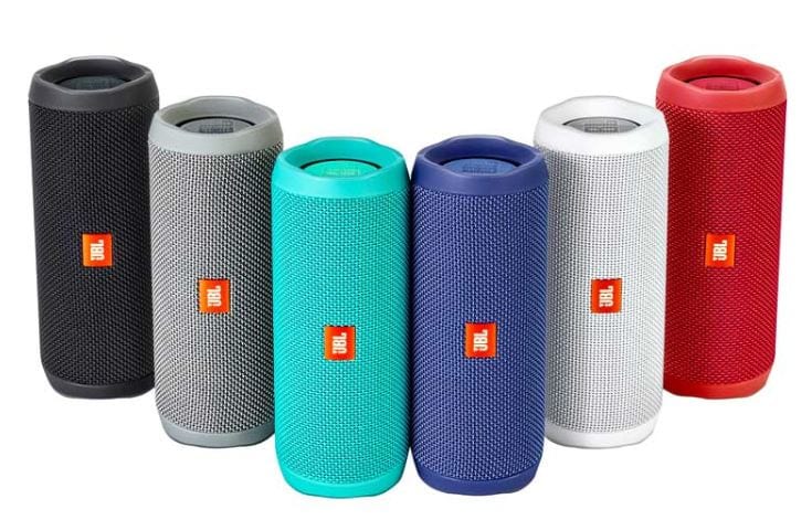 JBL Flip 4 Waterproof Portable Bluetooth Speaker White - Certified Refurbished