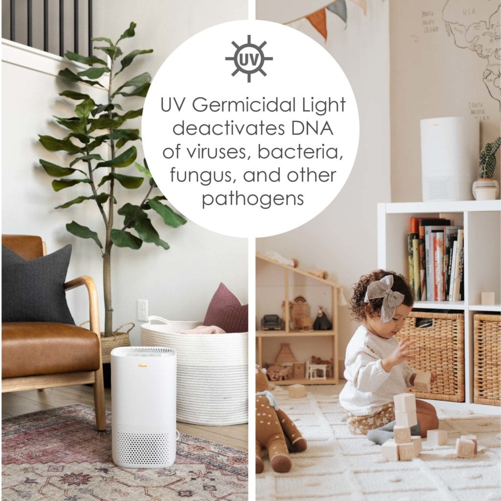 Crane HEPA Air Purifier with UV Light - Certified Refurbished