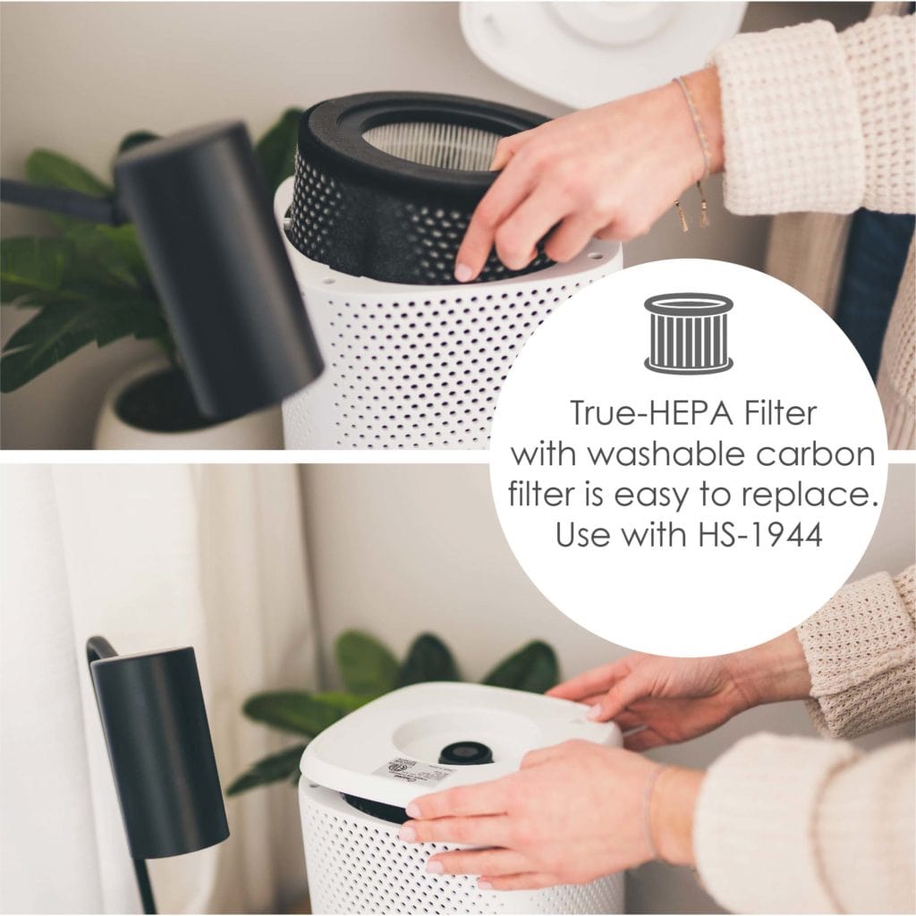 Crane HEPA Air Purifier with UV Light - Certified Refurbished