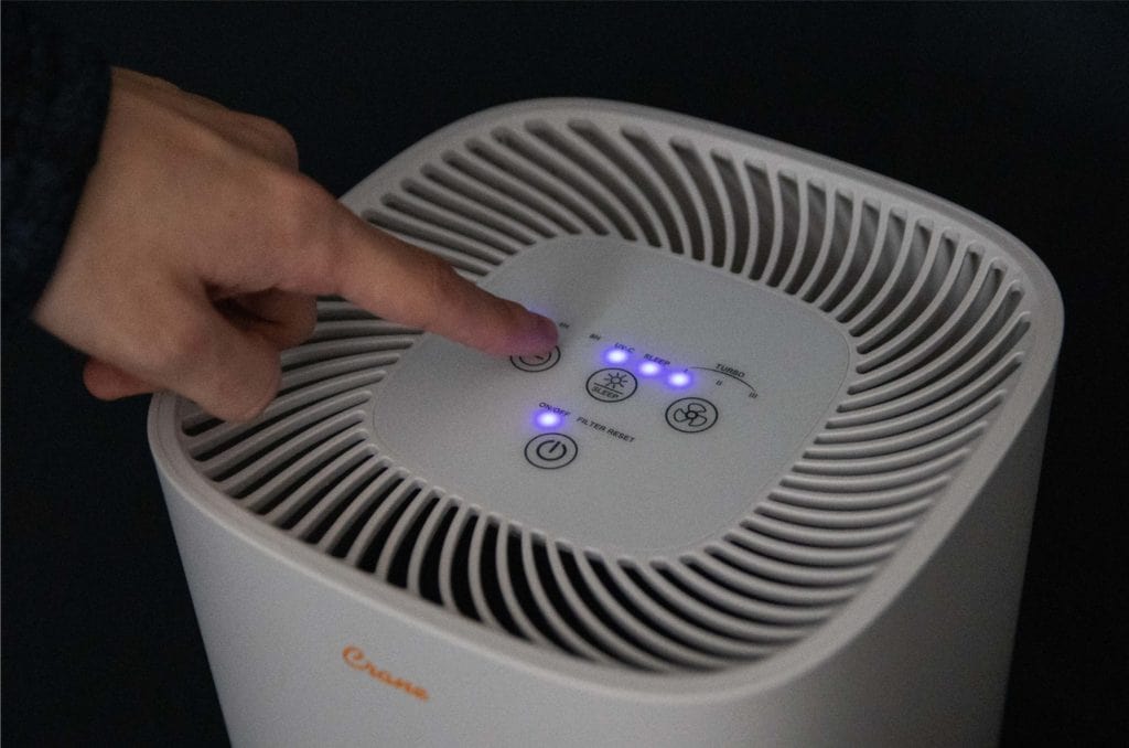 Crane HEPA Air Purifier with UV Light - Certified Refurbished