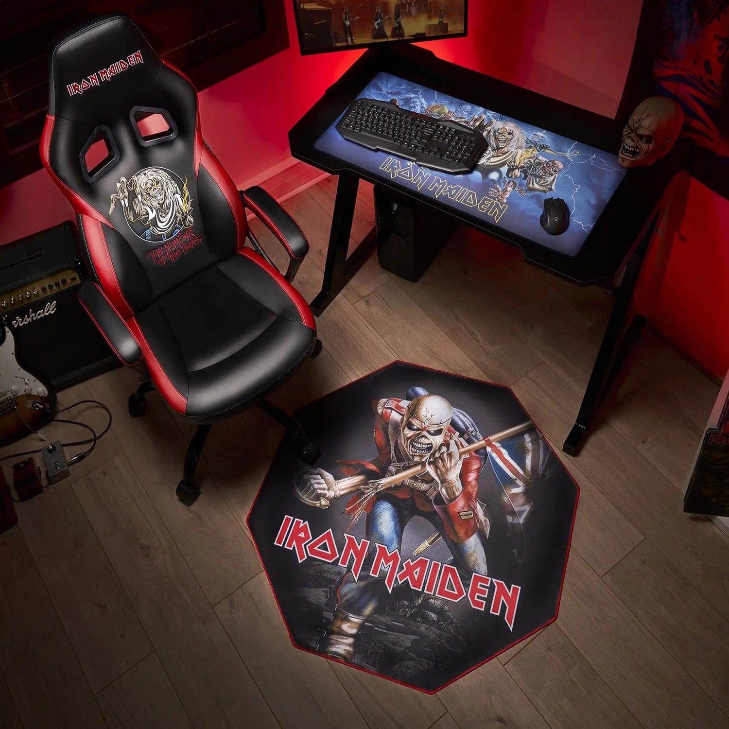 Subsonic Gamer Floor Mat, IRON MAIDEN - Trooper