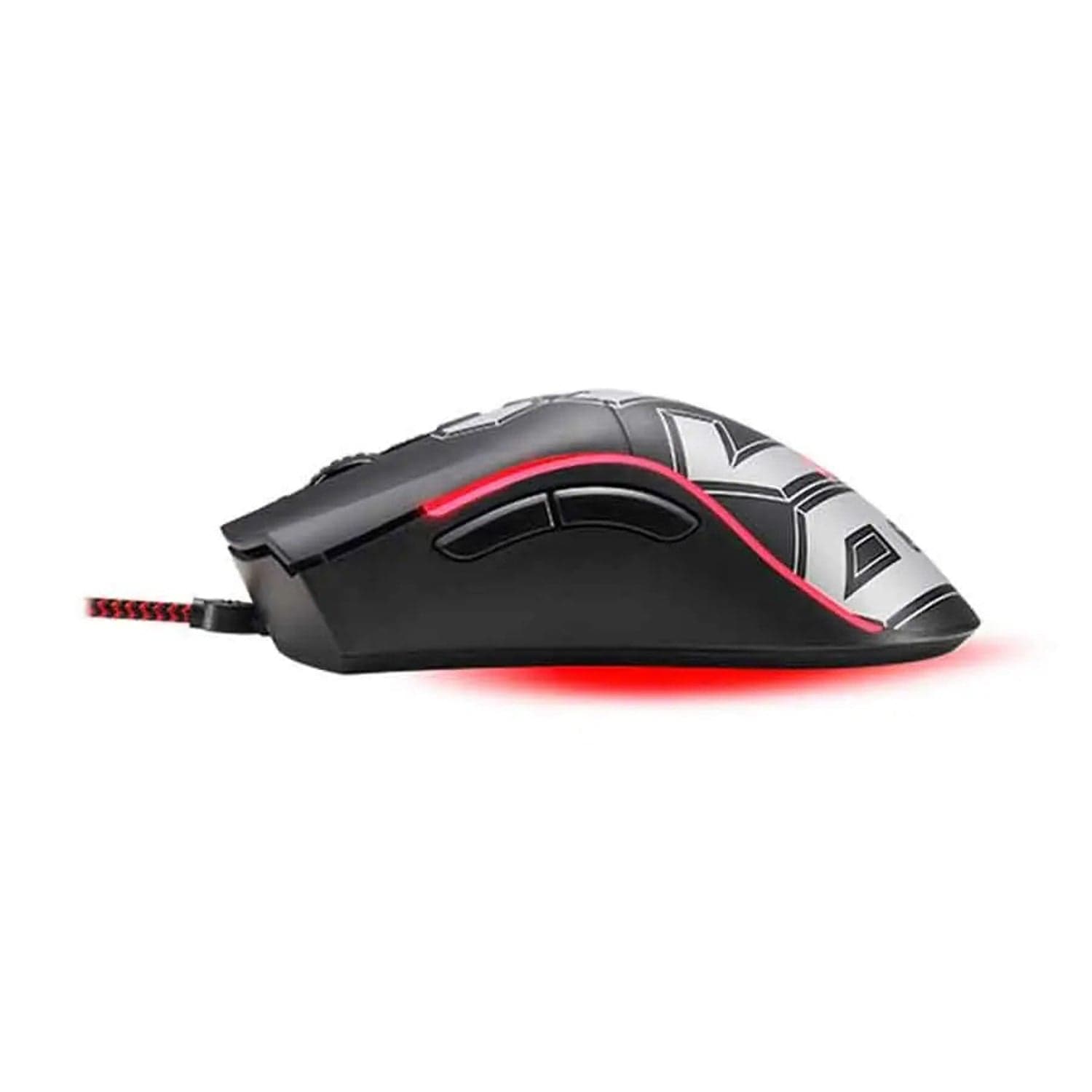 Subsonic Wired Ergonomic Optical Gaming Mouse with Scroll Wheel, 7 Programmable Buttons, 7200 DPI, for PC, AC/DC