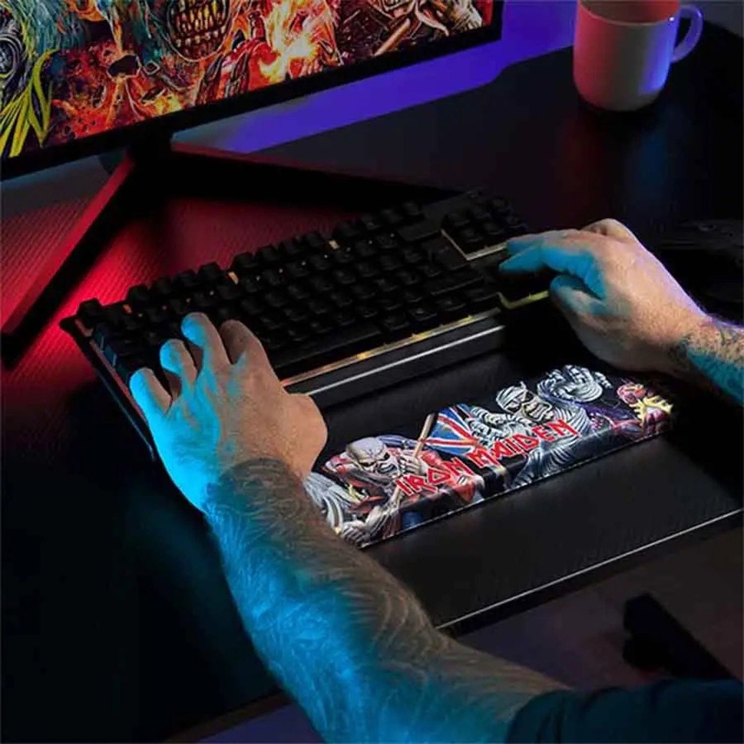 Subsonic Ergopad Wrist Rest, IRON MAIDEN