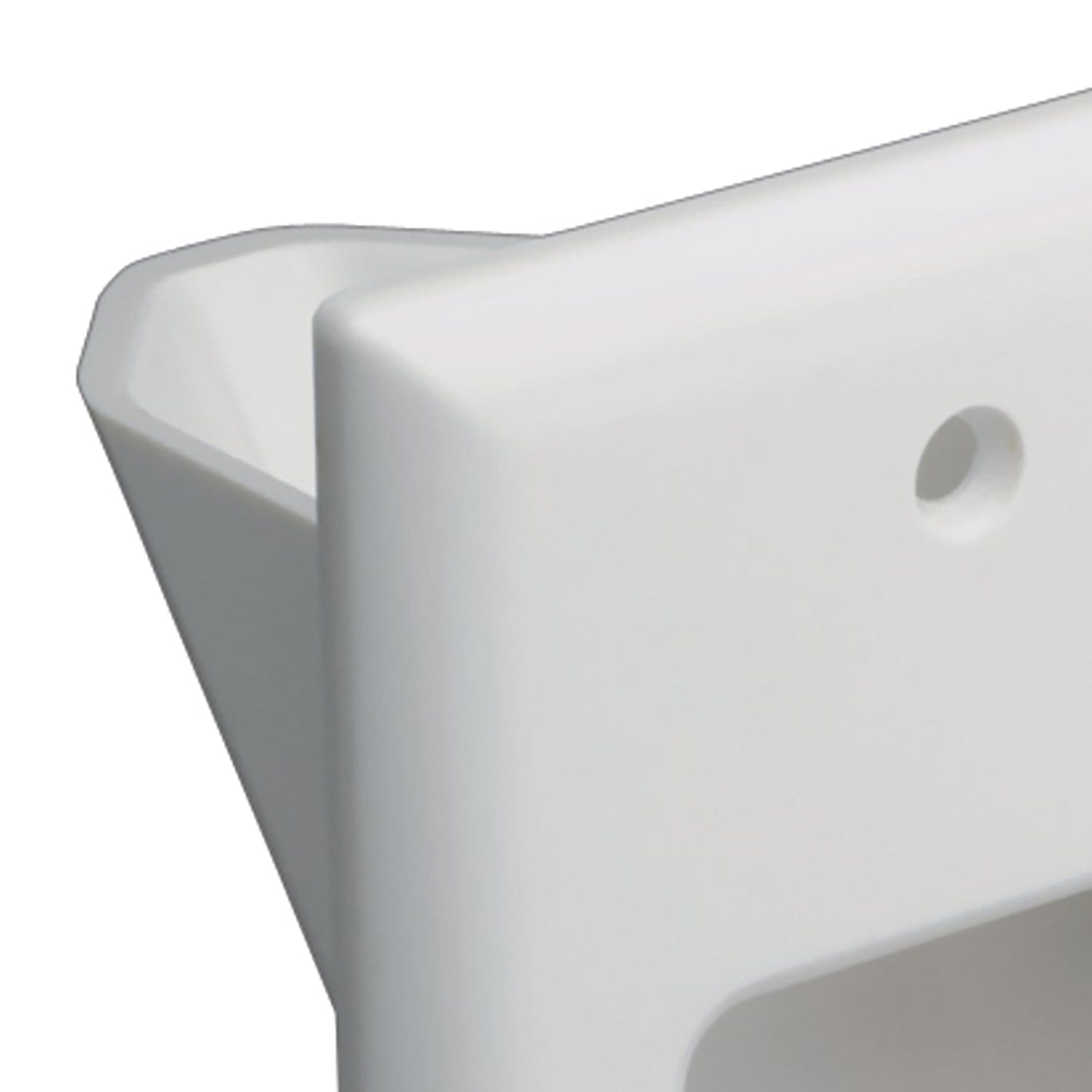DataComm Electronics 1-Gang Recessed Low-Voltage Cable Plate, Ultra White