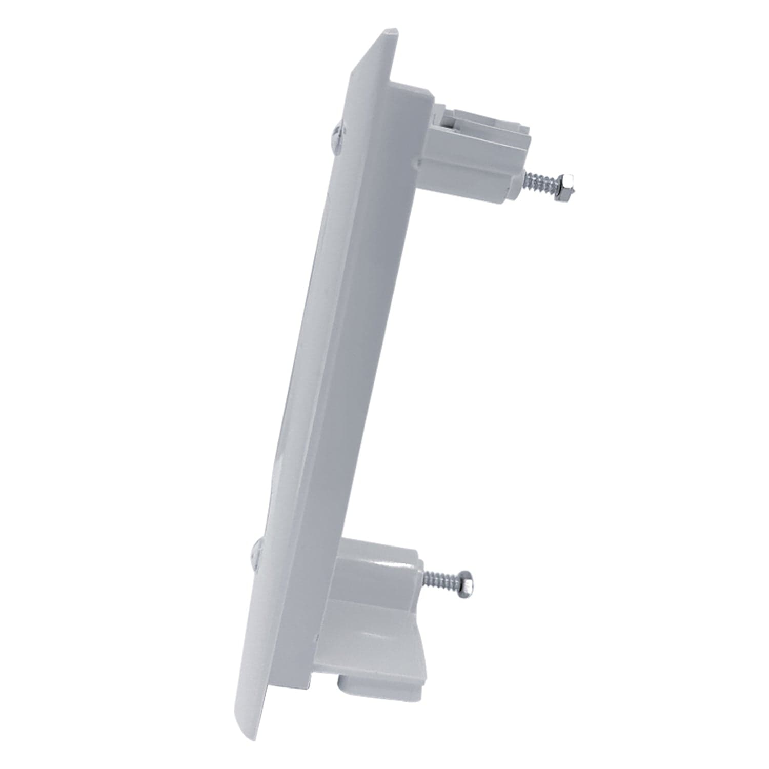 DataComm Electronics 1-Gang Split Cable Plate with Flexible Opening, Ultra White, 1 Pack