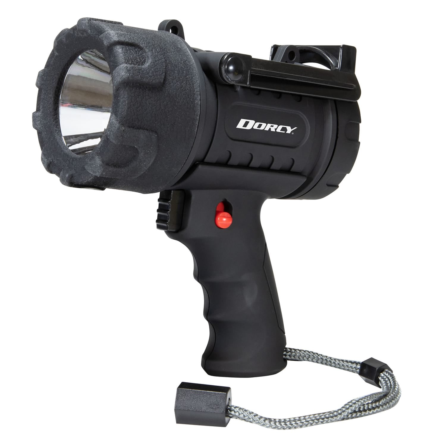 Dorcy Pro Rechargeable Spotlight, 500 Lumens, LED, IP65 Water-Resistant, Fold-out Stand, up to 1260-Ft. Beam Distance, up to 6.75 Hours Run Time