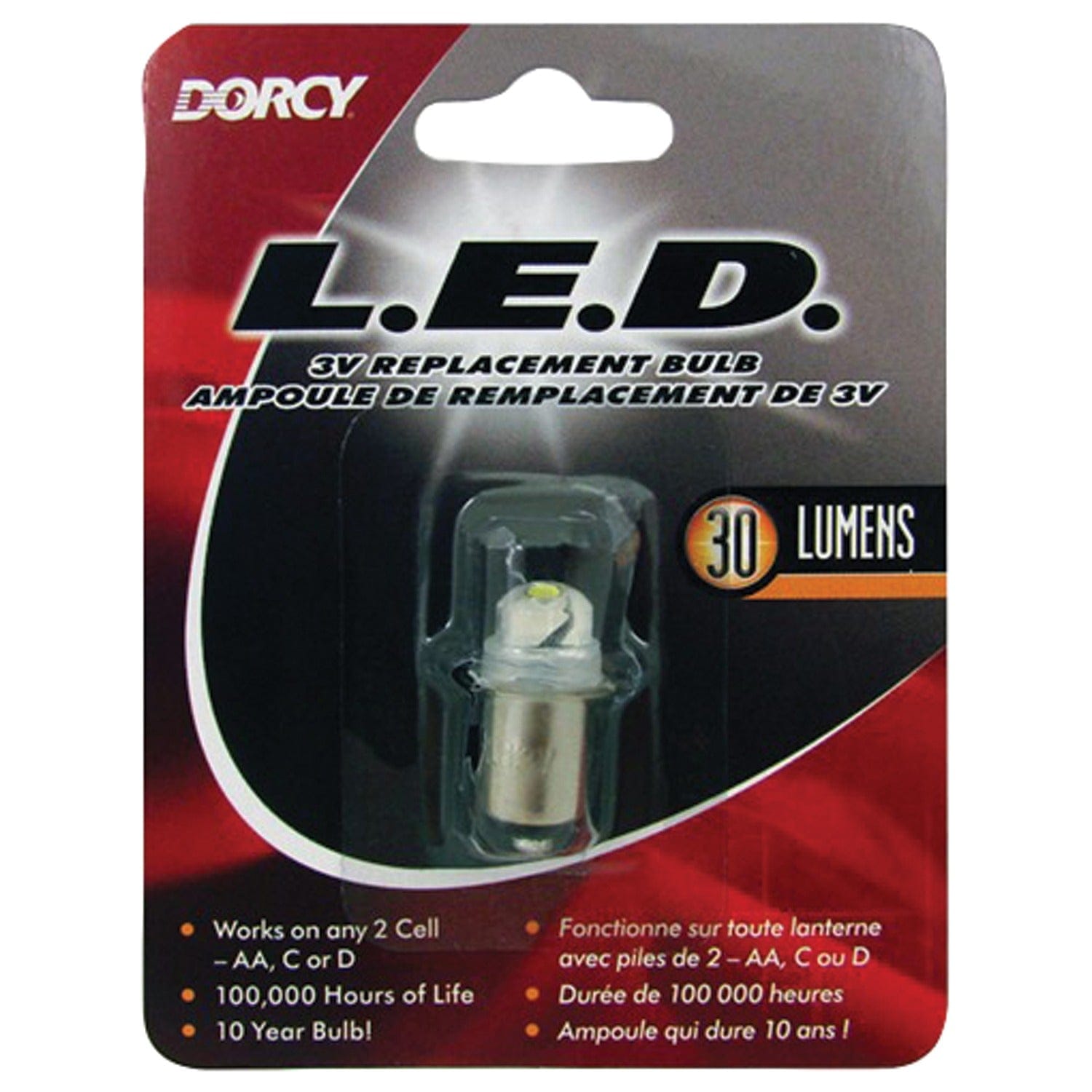 Dorcy 30-Lumen 3-Volt LED Replacement Bulb
