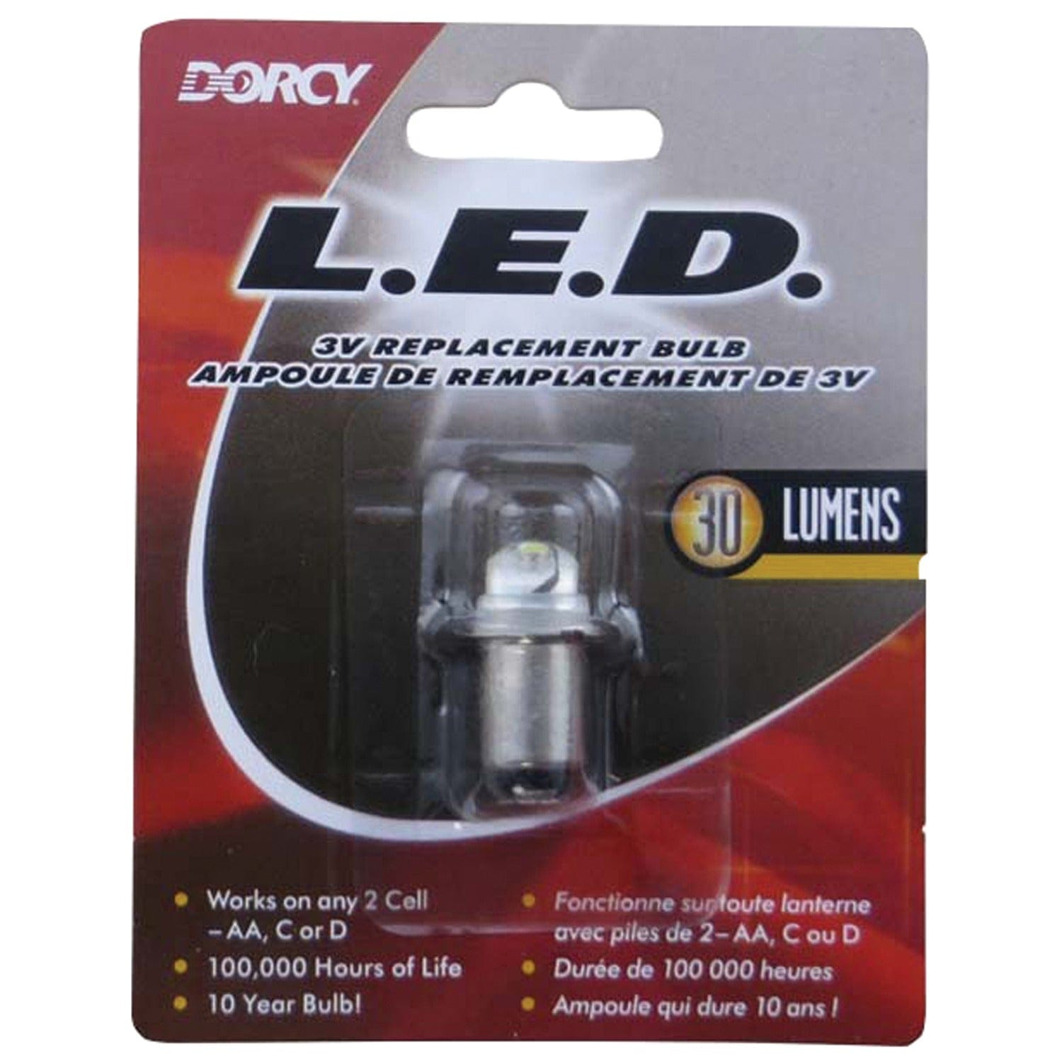 Dorcy 30-Lumen 3-Volt LED Replacement Bulb